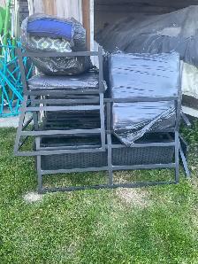 L Shaped Outdoor Seating with Attachable Canopy - Photo 5