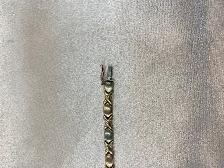 10K Gold Tricolor XO Belt Bracelet - Photo 3