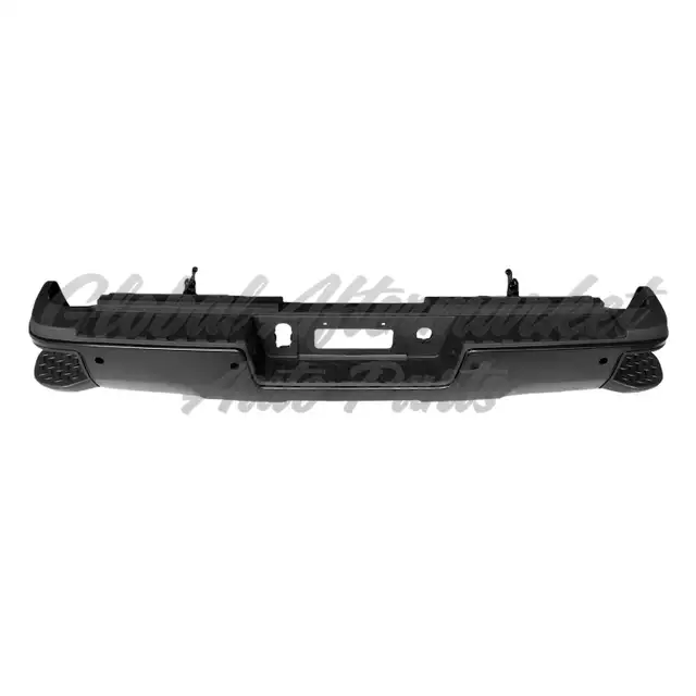 Chevrolet Pickup Chevy Silverado 2015-2019 Bumper Rear Black