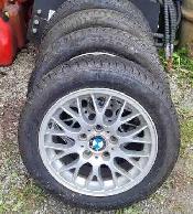 SET OF 4 BMW 16in RIMS w. 205/55R16 WINTERS