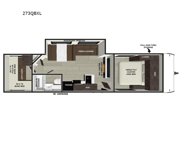 2027 Forest River RV Wildwood X-Lite 273QBXL