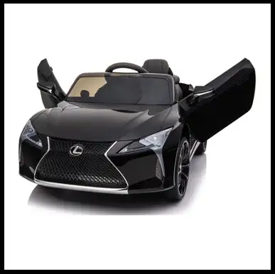 Lexus Child, Baby, Kids Ride On 12v Black Car w Remote