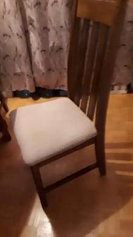 Maple Wood Dining Table and 6 Chairs For Sale - Photo 4