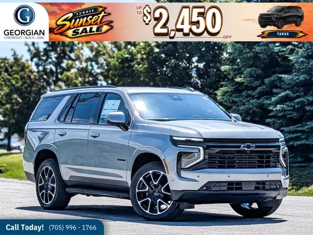 2026 Chevrolet Tahoe RST- Pwr Pano Sunroof - Max Trailering Pkg