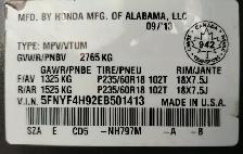 2014 Honda Pilot Touring 154KM CERTIFIED-WARRANTY - Photo 20