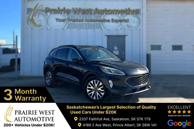 2020 Ford Escape Titanium Hybrid AWD | Command Start | Power Tai