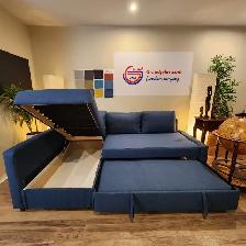 Blue IKEA sectional sofa bed   FREE DELIVERY
