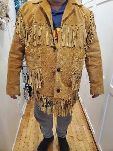 Brand new men,s fringe jacket - Photo 3