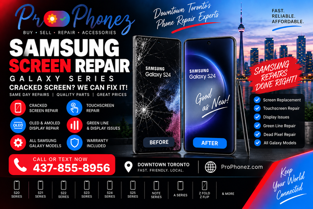 Samsung Screen Repair Toronto | Galaxy Screen Replacement