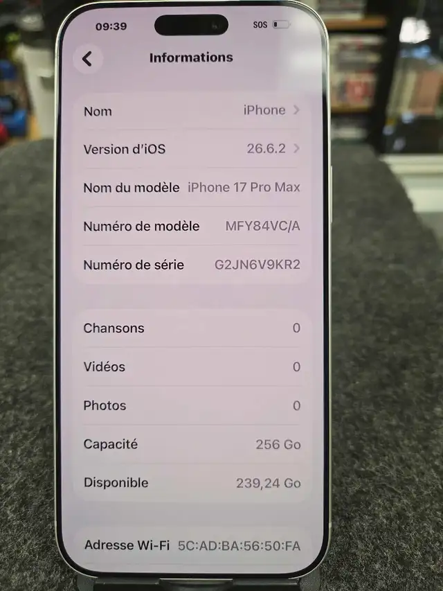 Apple iPhone 17 Pro Max 256GB UNLOCK