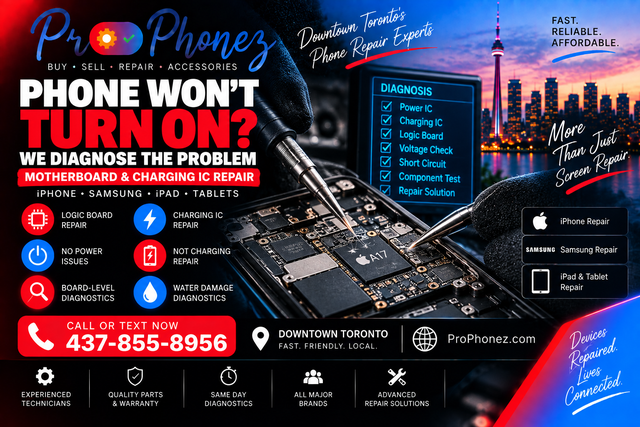 Phone Motherboard Repair Toronto | Charging IC & Logic Board Rep