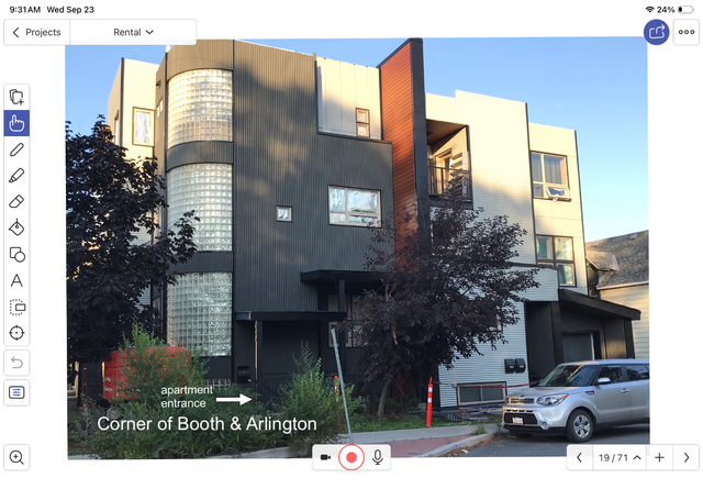 Centrally located one bedroom apartment.