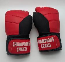 (B2278) Champions creed red and black Martial Arts Glove/ Coa... - Photo 2