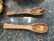 Wood Salad Bowl and Serving Bowls Set - Photo 4