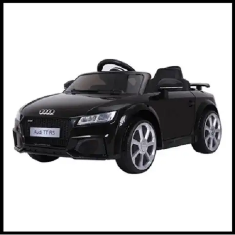 Audi TT RS 12v Child, Baby, Kids Ride On Black Car w Remote