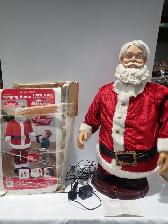 Animated Singing Santa