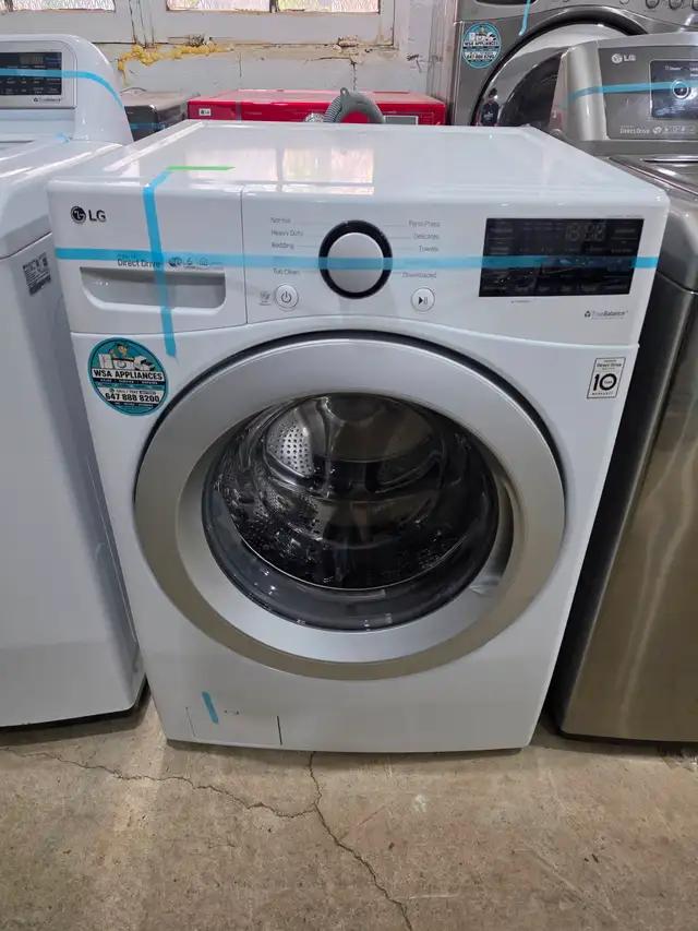 LG 27' White Front-Load Stackable Washer / Washing Machine