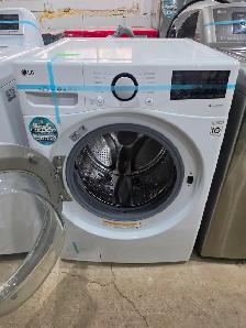 LG 27' White Front-Load Stackable Washer / Washing Machine - Photo 3