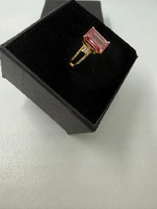 Women's 10K Gold Ring w 2 Ct Lab. Pink Diamond~Comes w Appraisal - Photo 2