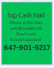 CASH paid for iphone 16 pro max 512gb NATURAL