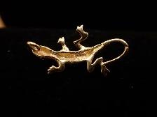 14k Gold Lizard pendant - Photo 4