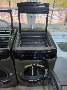 Samsung Flex Duo 27' Black Stainless Front-Load Washer Dryer Set - Photo 6