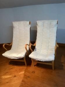 Vintage Beech Bruno Mathsson Lounge Chairs - Photo 3