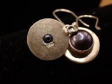 Sterling Silver Dangle Earrings and Open Work Ring - Photo 4