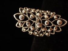 Sterling Silver Dangle Earrings and Open Work Ring - Photo 5