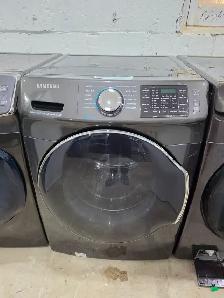 Samsung 27' Black Stainless Steel Front-Load Stackable Washer