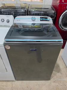 2023 SMART Maytag 27' Grey Top-Load Washer CAN DELIVER