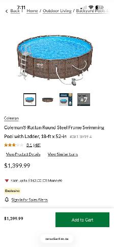 18 foot round pool