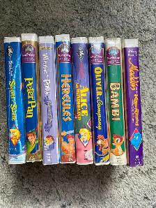 Collectible VHS Walt Disney Movies