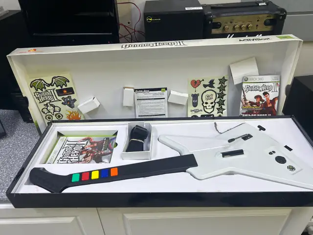 360 Guitar Hero 2 Game & X-Plorer Kit Boxed