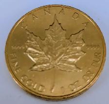 Gold Bullion 1 oz Maple