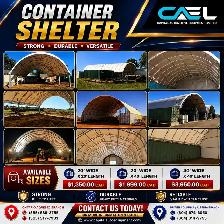 New CAEL Single / Double Truss Shelters / Container Shelters Cer