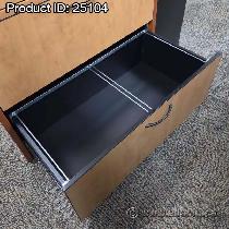Light Maple 2 Door, 2 Drawer Storage & File Cabinet - Photo 3