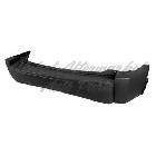 Dodge Nitro 2007-2009 Bumper Rear Matte Black Without Trailer