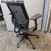 SitOnit Focus Mesh Back Office Task Chair w/ Tan Pattern Seat - Photo 2