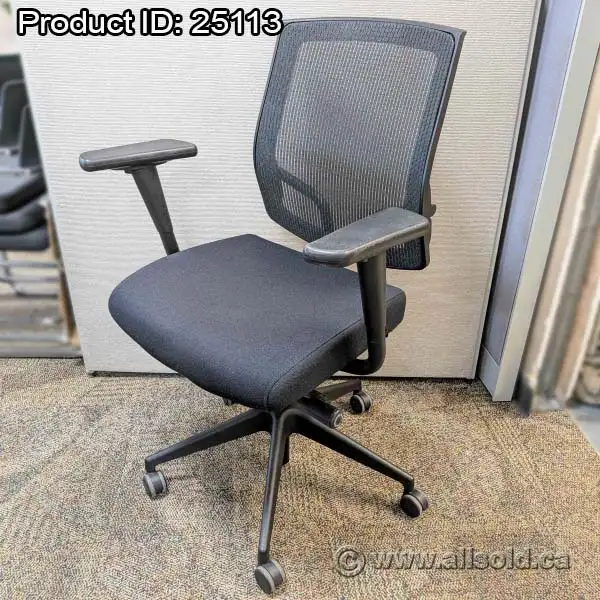 SitOnit Focus Mesh Back Office Task Chair w/ Black Seat
