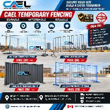 NEW CAEL Fence Panels for Sale – Temporary, Privacy, Crowd Contr