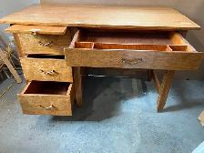 Vintage Solid Wooden Desk - Photo 2