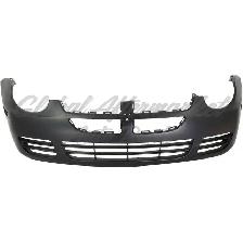 Dodge Neon 2003-2005 Bumper Front Primed Without Fog Hole - Photo 2