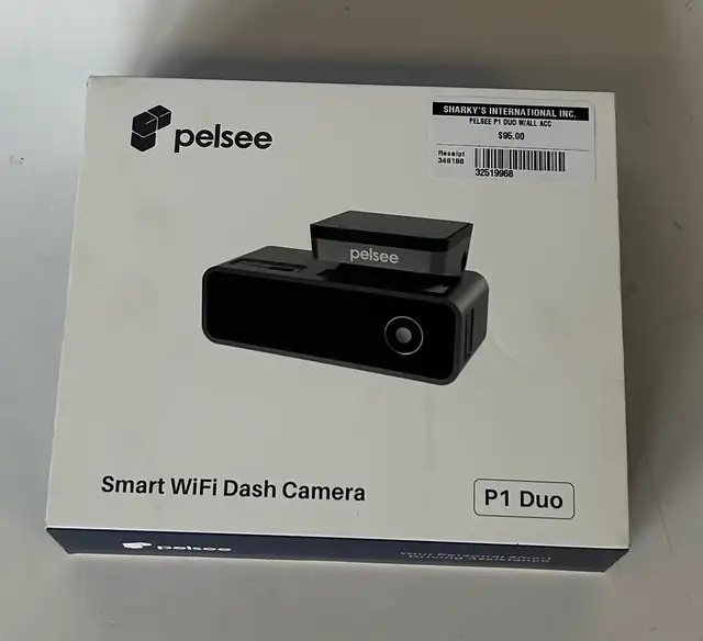Pelsee P1 Duo Dash Cam w/ all accessories