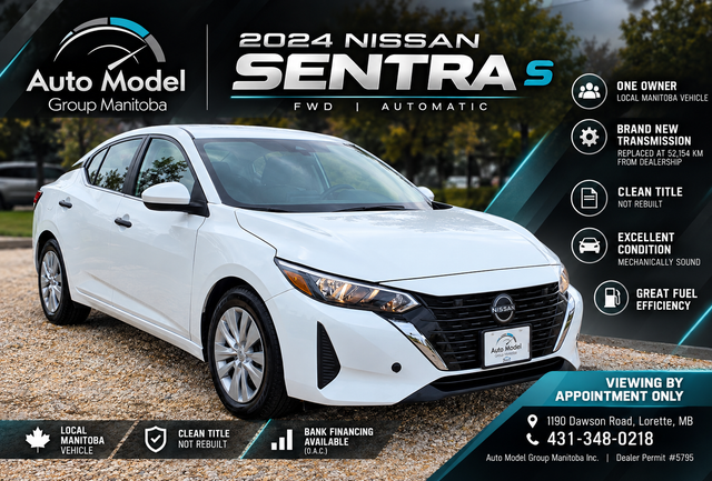 2024 Nissan Sentra S FWD /LOCAL/CLEAN TITLE/