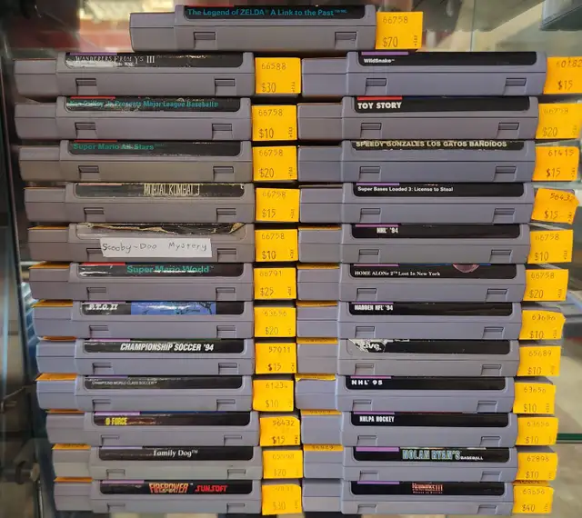 Super Nintendo Entertainment System SNES Games