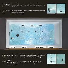 Jaccuzi with Heating and Lights - Left Drain