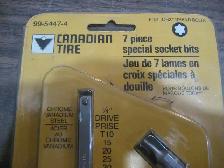 1/4 Drive 7 piece Torx bit socket kit - Photo 2