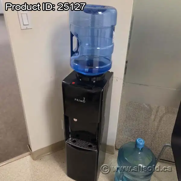 Black Primo Hot and Cold Water Cooler Dispenser