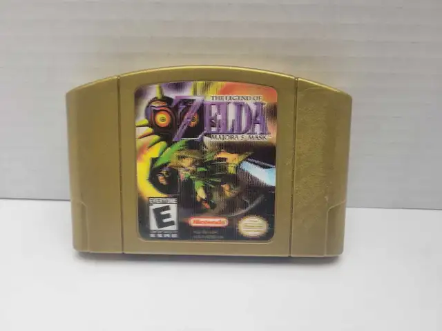N64 Zelda Majoras Mask - Gold Holo Label Cartridge
